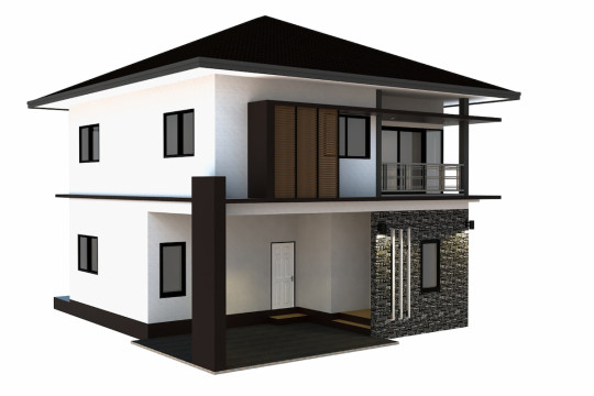 rab rumah 2 lantai