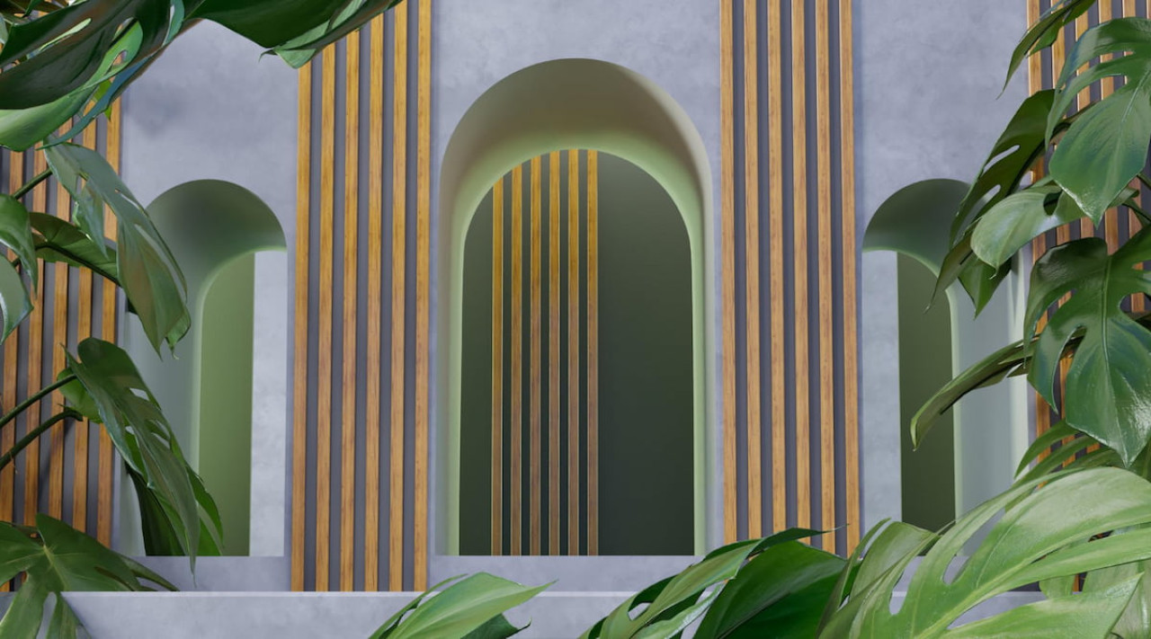 ciri-ciri arsitektur tropis​