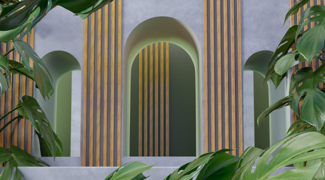 ciri-ciri arsitektur tropis​