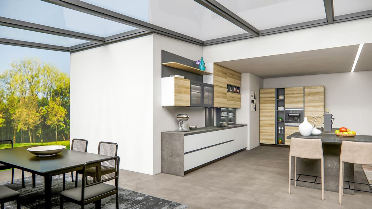 desain dapur terbuka