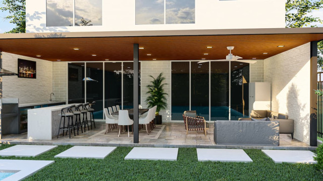 model teras belakang rumah