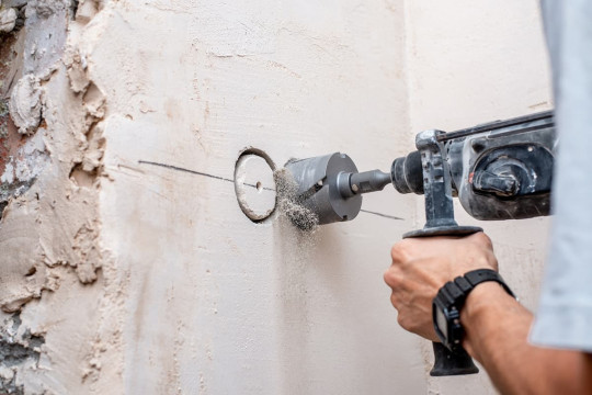 Core drill beton